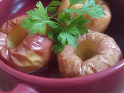 ケデップと電子レンジで焼きリンゴ☆